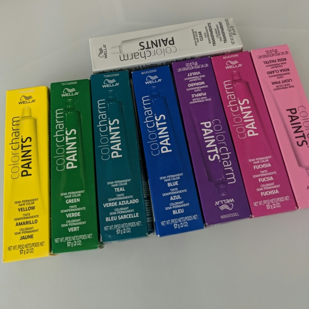 Wella color charm paints set rainbow hair
